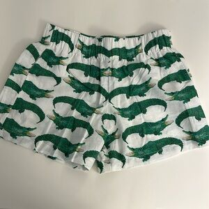 Brooke Wright Alligator Pull On Shorts XS/SM